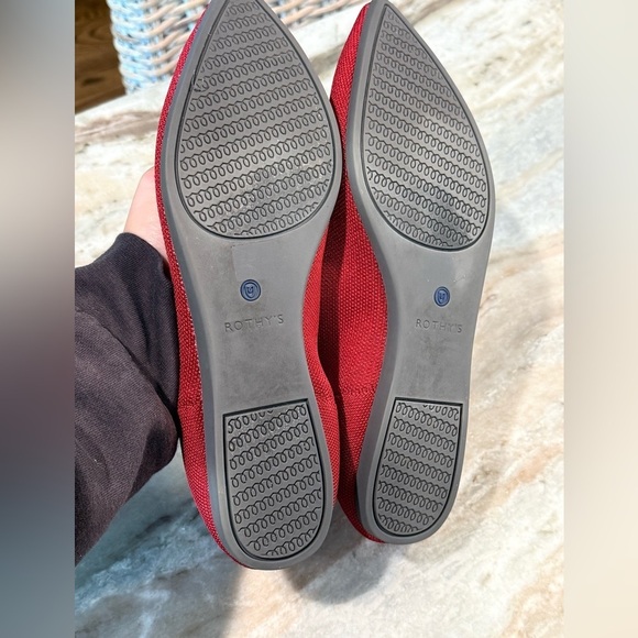 Women’s ROTHY’S The Point in red chili- sold out color. Size 10.5 - Picture 6 of 7